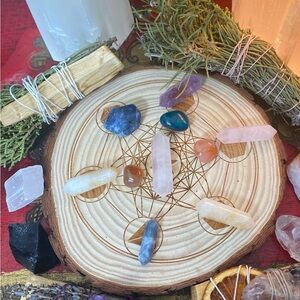Metatron crystal grid